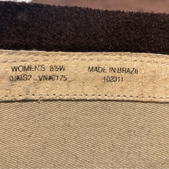 LL BEAN Sz 8.5 Knee High  Zipper Closure Moto Style Buckles Made in Brazil Boots - Picture 7 of 10